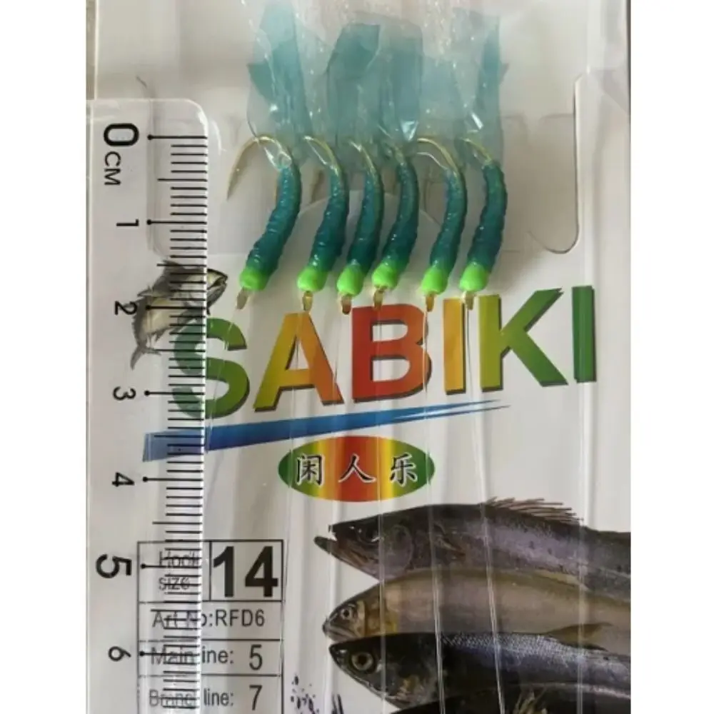 Sea Fishing Rigs Rubber Green Rubber Lures Golden Lures Sabiki Sea Fishing Rigs Hook Green Golden Tied Hooks Saltwater
Sea Fishing Rigs Rubber Green Rubber Lures Golden Lures Sabiki Sea Fishing Rigs Hook Green Golden Tied Hooks Saltwater