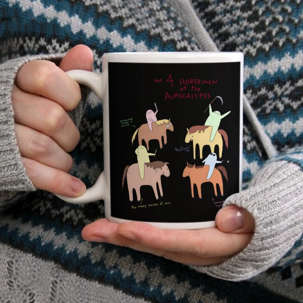 4 horses of the aupocalypseCoffee Mug Tea Cup 11oz Coffee Cup Funny Birthday Ceramic Mug Personalized Cup
4 horses of the aupocalypseCoffee Mug Tea Cup 11oz Coffee Cup Funny Birthday Ceramic Mug Personalized Cup
