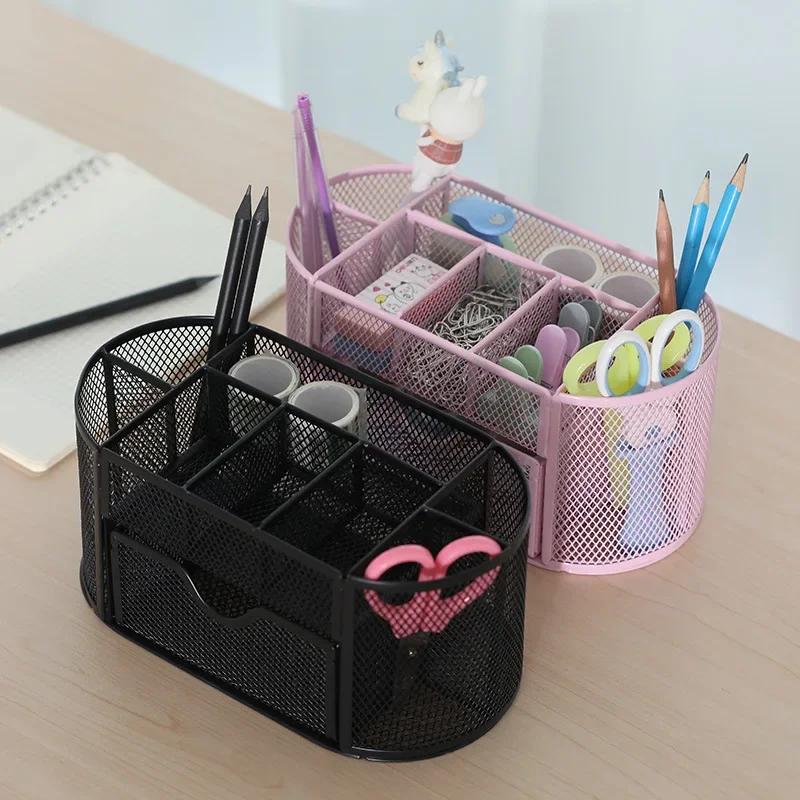 Silver Wrought Iron 9-grid Desktop Storage Box, Multifunctional Office with Drawers for Stationery
Silver Wrought Iron 9-grid Desktop Storage Box, Multifunctional Office with Drawers for Stationery