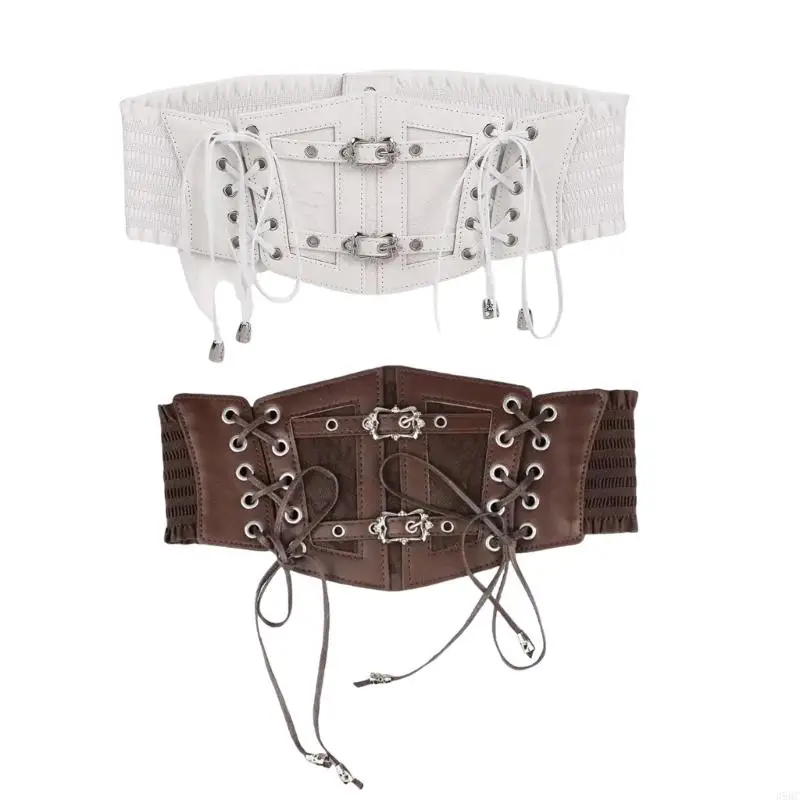 39BC Elegant PU Corset Belt Reinforced Metal Hardware Party Attires Essential
39BC Elegant PU Corset Belt Reinforced Metal Hardware Party Attires Essential