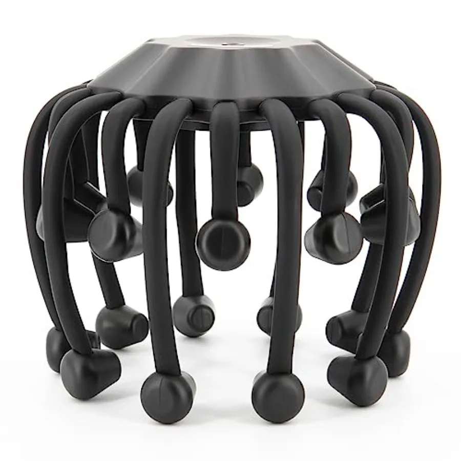 Electric Scalp Massager with Octopus Head Design for Hair and Scalp Relaxation 20 Vibrating Nodes in Multi-Configuration Array
Electric Scalp Massager with Octopus Head Design for Hair and Scalp Relaxation 20 Vibrating Nodes in Multi-Configuration Array
