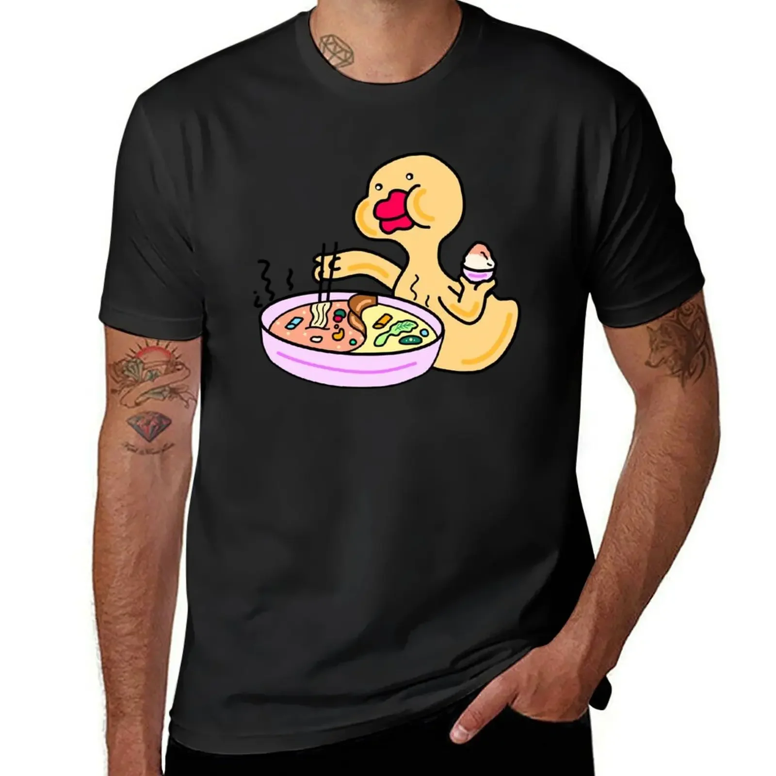 Quacky Ramen noodle bowl T-Shirt basketball graphic tees designer shirts blanks anime t shirts for men graphic
Quacky Ramen noodle bowl T-Shirt basketball graphic tees designer shirts blanks anime t shirts for men graphic