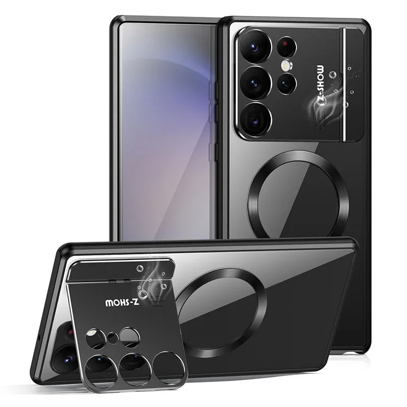 Magnetic Aluminum Alloy Phone Case, For Samsung Galaxy S26 S25 S24 S23 Ultra Foldable Lens Holder, With Aromatic Back Cover
Magnetic Aluminum Alloy Phone Case, For Samsung Galaxy S26 S25 S24 S23 Ultra Foldable Lens Holder, With Aromatic Back Cover