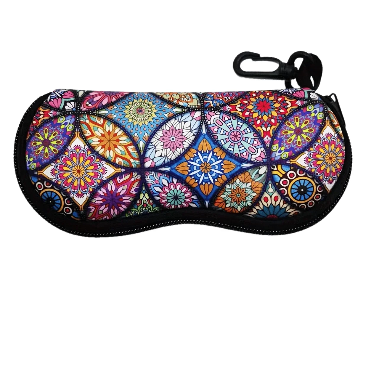 Mandala Print Zippered Glasses Case - Lightweight Neoprene Eyewear Pouch with Vibrant Floral Design, Stylish Eyewear Accessory
Mandala Print Zippered Glasses Case - Lightweight Neoprene Eyewear Pouch with Vibrant Floral Design, Stylish Eyewear Accessory