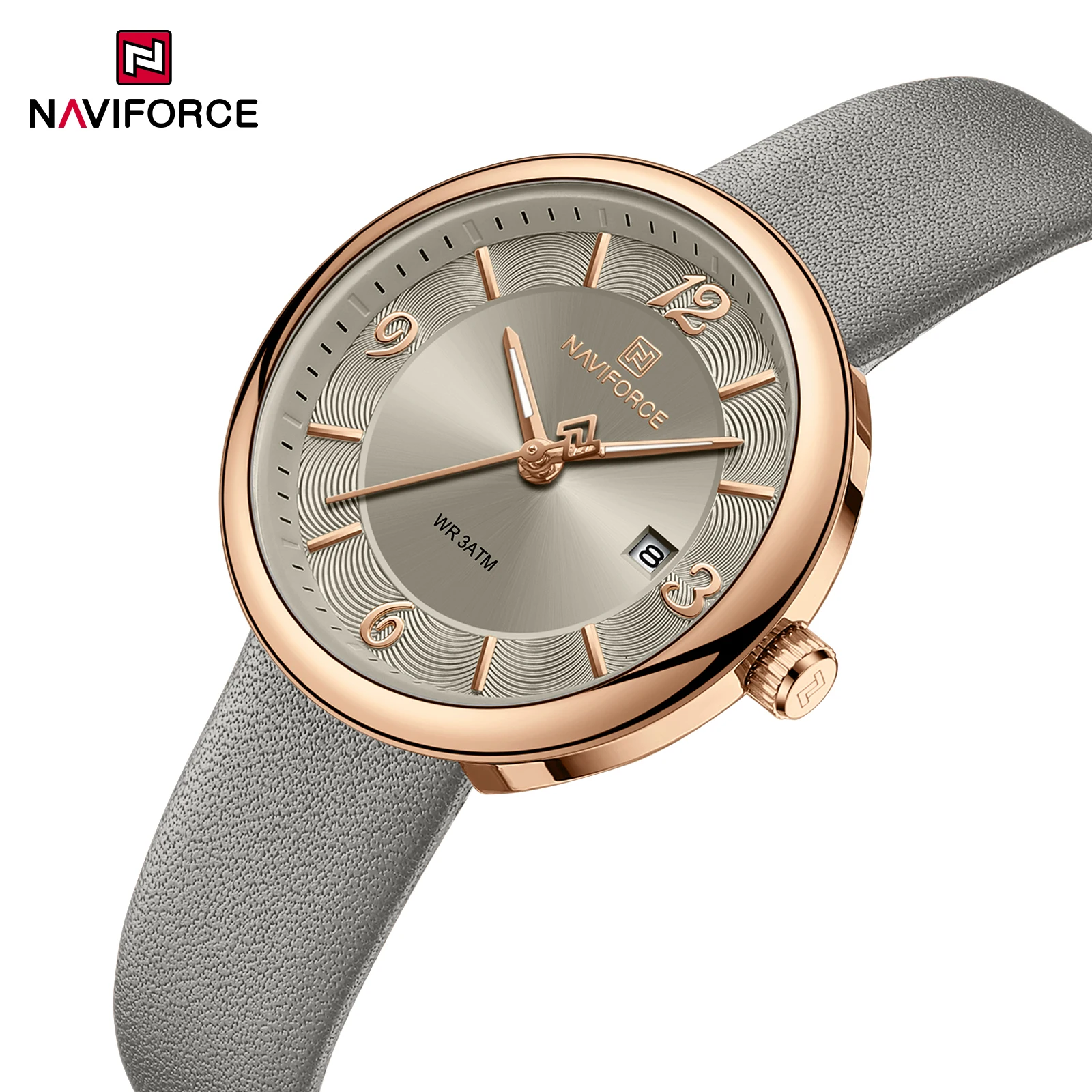 NAVIFORCE NF5076 Ladies Quartz Watch With Luminous And Date Display 3ATM Waterproof Elegant Round Dial Trendy Wristwatch
NAVIFORCE NF5076 Ladies Quartz Watch With Luminous And Date Display 3ATM Waterproof Elegant Round Dial Trendy Wristwatch