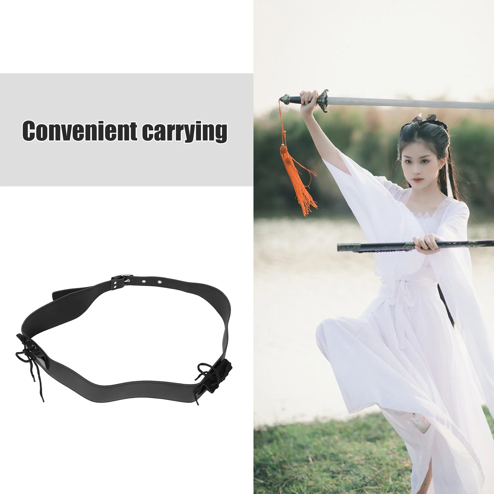Adjustable Sword Belt Fake Carrying Case Lightweight Durable Easy Transport Medieval Fencing Gear Sword Holder Back
Adjustable Sword Belt Fake Carrying Case Lightweight Durable Easy Transport Medieval Fencing Gear Sword Holder Back