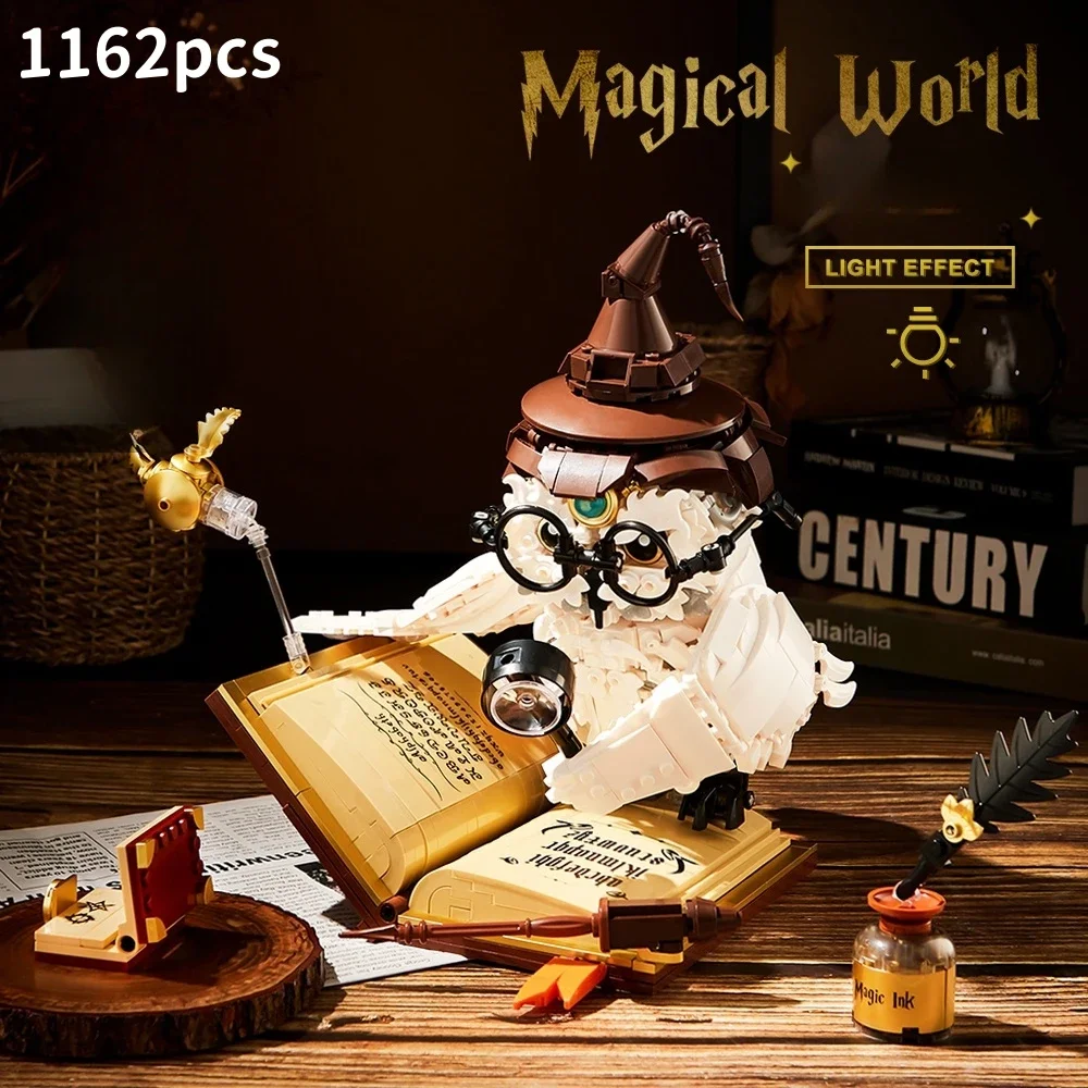 MOC Magic Owl Model 1162pcs Building Blocks Kit Light-Up STEM Toy with Multi-Scenes for Kids & Adults Creative Gift
MOC Magic Owl Model 1162pcs Building Blocks Kit Light-Up STEM Toy with Multi-Scenes for Kids & Adults Creative Gift