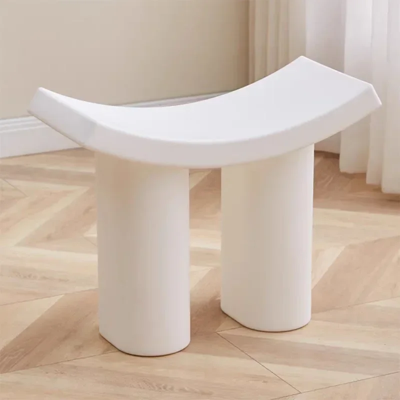 Simple designer curved shoe changing stool, art bedroom dressing special-shaped home shoe changing stool
Simple designer curved shoe changing stool, art bedroom dressing special-shaped home shoe changing stool