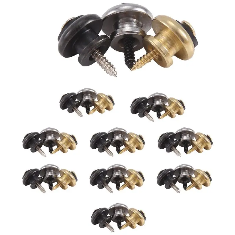 AEB0-Guitar Strap Buttons Straplocks Tail Nail End Pins With Screws And Washers For Acoustic Guitar Electric Guitar 30PCS
AEB0-Guitar Strap Buttons Straplocks Tail Nail End Pins With Screws And Washers For Acoustic Guitar Electric Guitar 30PCS