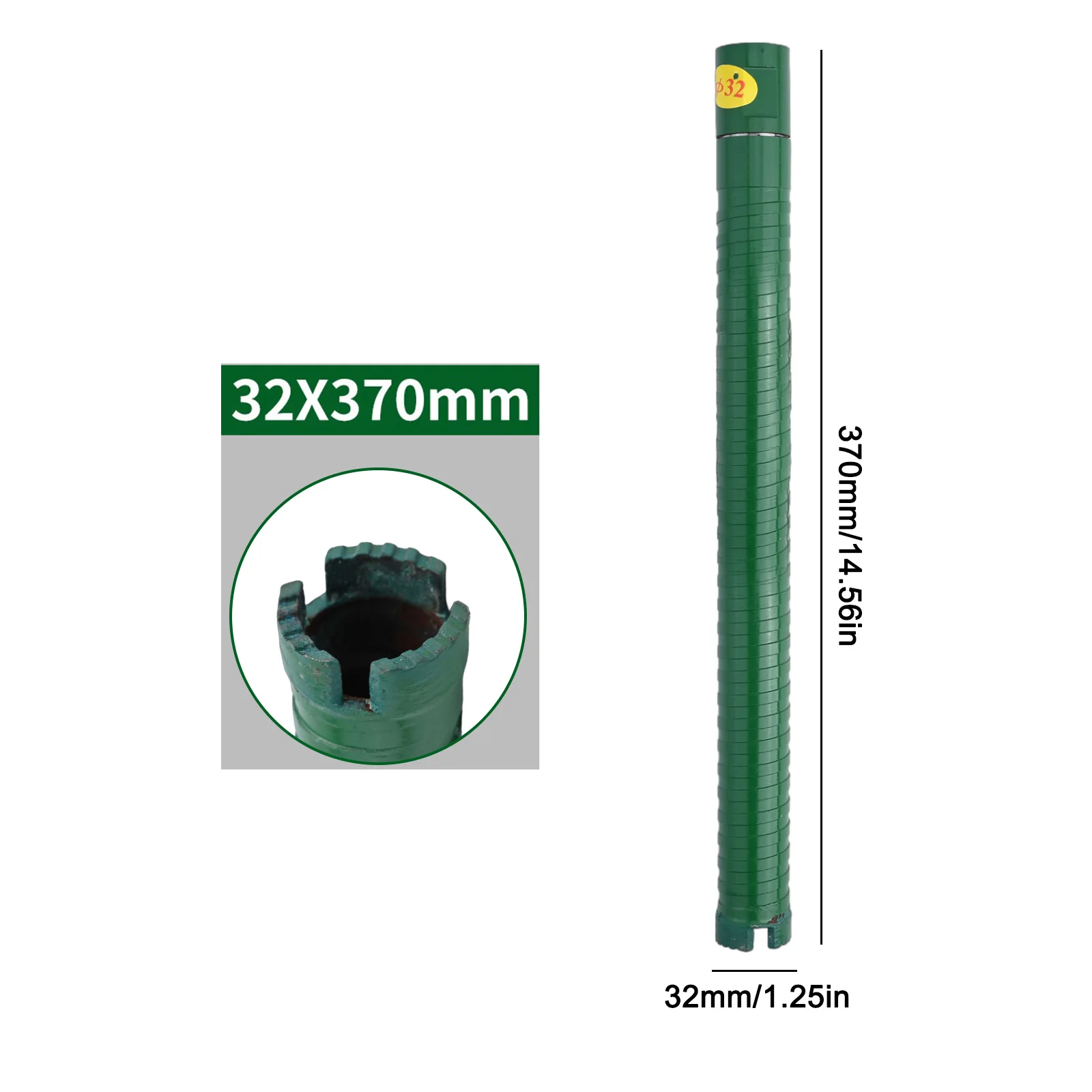 370 мм сверло, открывалка для сверления отверстий, эффективное сверление, высококачественная наждачная зернистость для устройств для колонкового бурения бетона
370 мм сверло, открывалка для сверления отверстий, эффективное сверление, высококачественная наждачная зернистость для устройств для колонкового бурения бетона