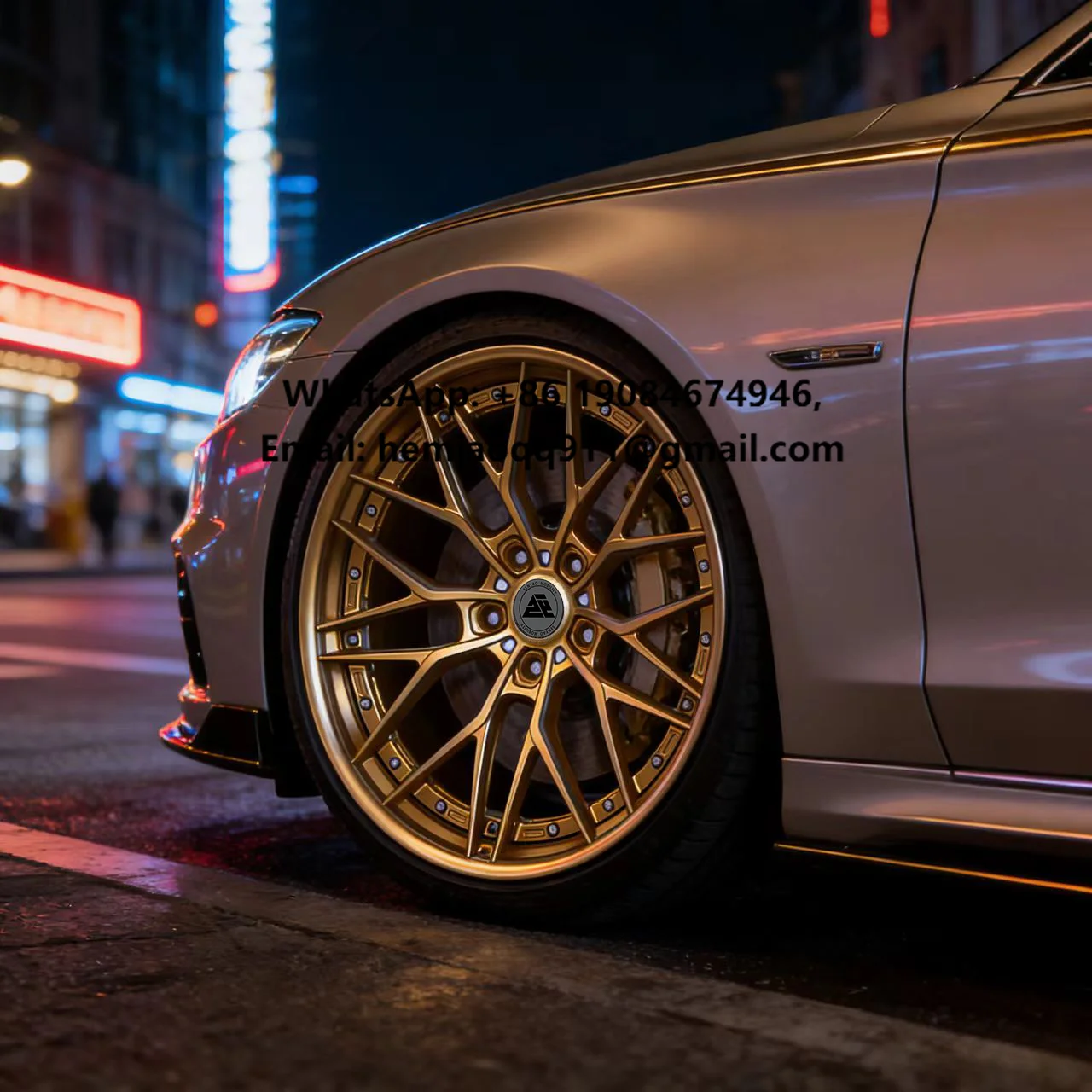 SenYao 2-piece forged 6061-T6 wheel, brushed bronze spoke, polished bronze lip, custom for Mercedes-AMG C63
SenYao 2-piece forged 6061-T6 wheel, brushed bronze spoke, polished bronze lip, custom for Mercedes-AMG C63