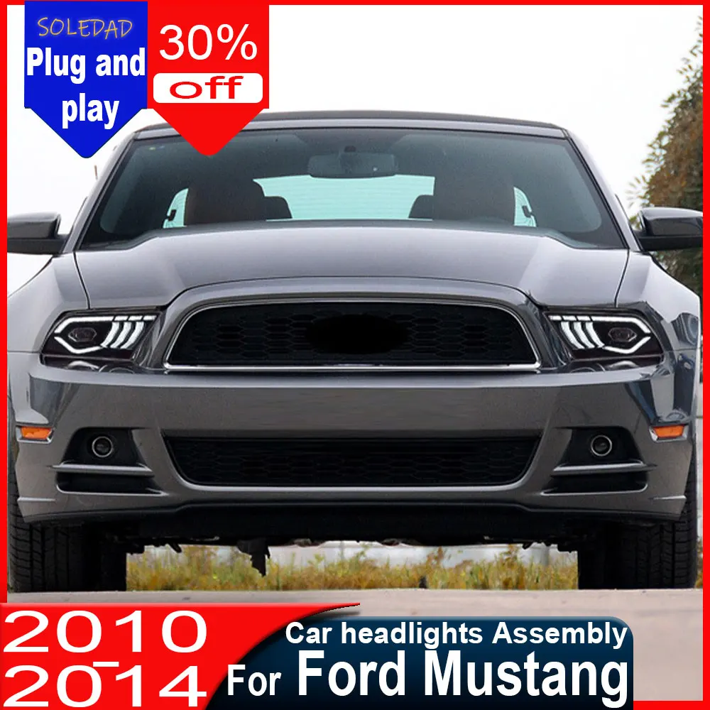 Car Headlights For Ford Mustang 2010 2011 2012 2013 2014 LED Car Front Lamps Assembly Upgrade Dynamic DRL Projector Lens Tool
Car Headlights For Ford Mustang 2010 2011 2012 2013 2014 LED Car Front Lamps Assembly Upgrade Dynamic DRL Projector Lens Tool