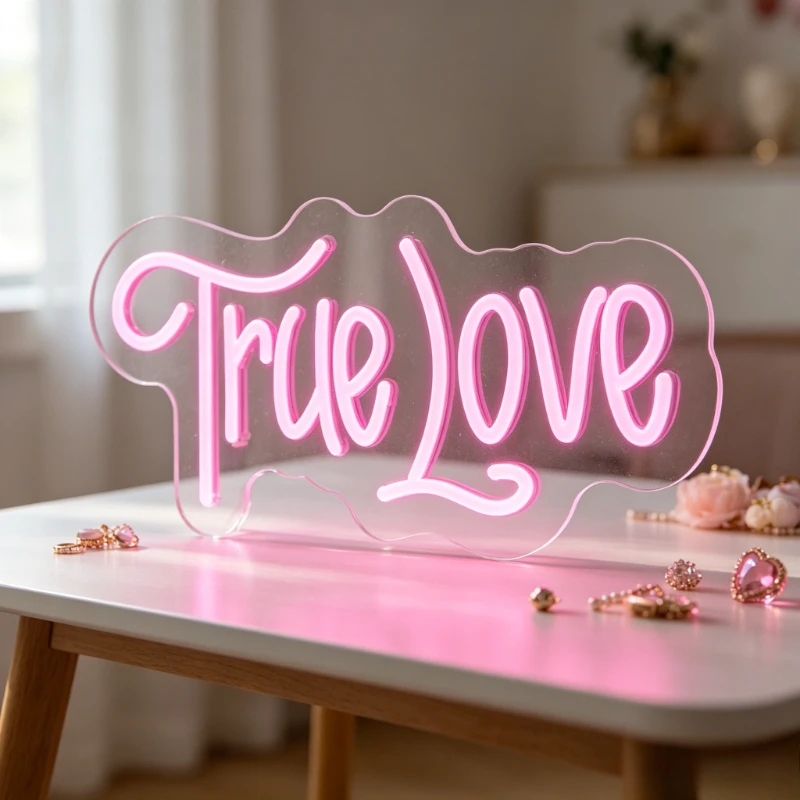 True Love LED Neon Sign Pink Romantic Wall Art USB Night Light Aesthetic Room Decor Desk Accessorie Wedding Valentine's Day Gift
True Love LED Neon Sign Pink Romantic Wall Art USB Night Light Aesthetic Room Decor Desk Accessorie Wedding Valentine's Day Gift