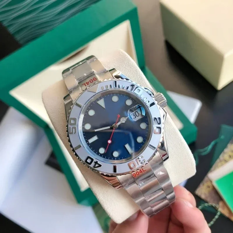 40-миллиметровые автоматические механические часы из нержавеющей стали с сапфировым стеклом, водонепроницаемые, для мужчин, с люминесцентным вращающимся керамическим безелем и серым циферблатом
40-миллиметровые автоматические механические часы из нержавеющей стали с сапфировым стеклом, водонепроницаемые, для мужчин, с люминесцентным вращающимся керамическим безелем и серым циферблатом