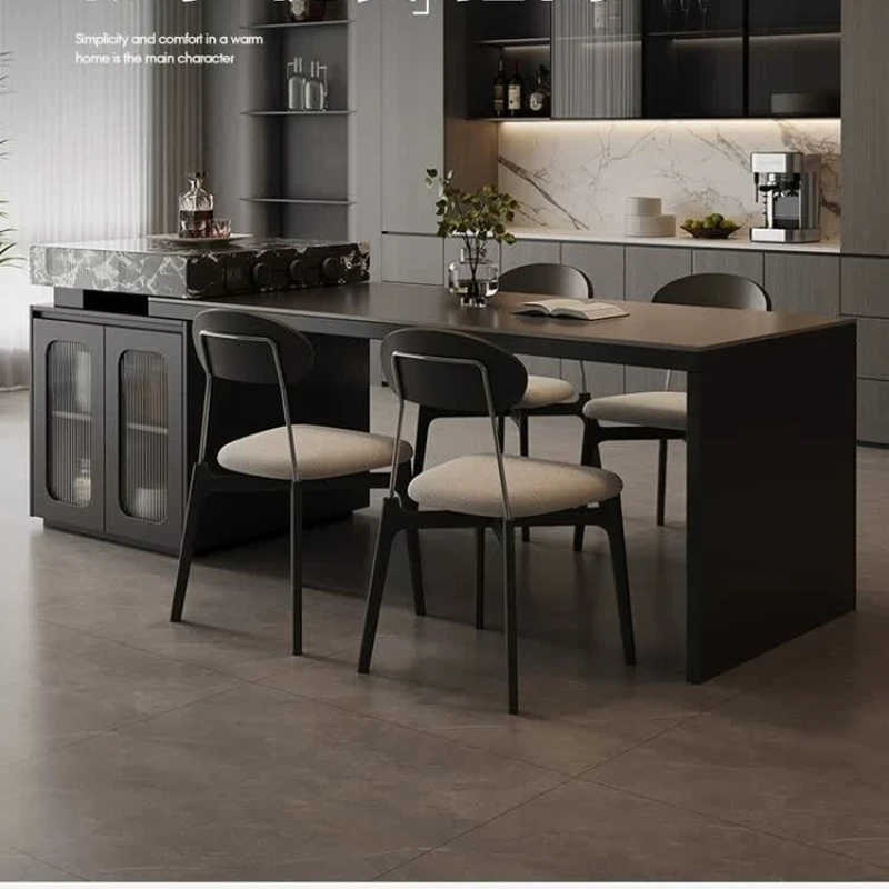 Minimalist island dining table integrated, retractable household multi-functional table
Minimalist island dining table integrated, retractable household multi-functional table