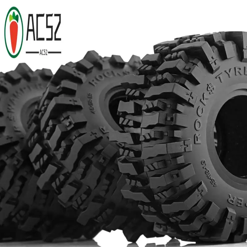 AC52-4PCS 120MM 1.9In Rubber Off -Road Tyres Wheel Tires For 1: 10 RC Crawler Car Axial SCX10 90046 AXI03007 TRX4 Accessories
AC52-4PCS 120MM 1.9In Rubber Off -Road Tyres Wheel Tires For 1: 10 RC Crawler Car Axial SCX10 90046 AXI03007 TRX4 Accessories