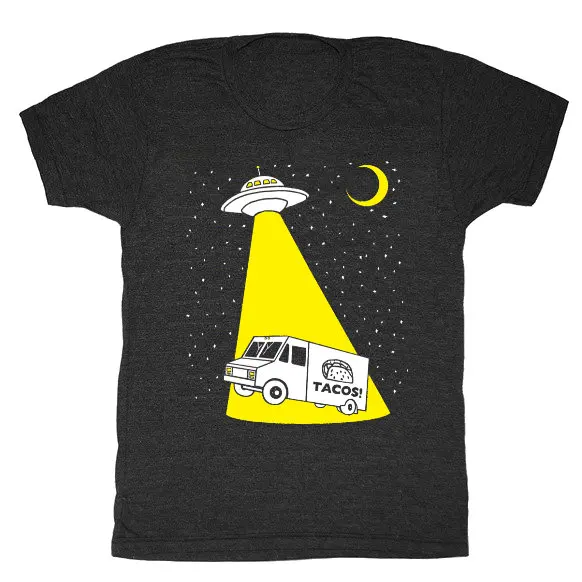 Taco Truck Abduction Mens T Shirt Alien Scifi Awesome Funny Yellow Vintage Tri Black Charcoal
Taco Truck Abduction Mens T Shirt Alien Scifi Awesome Funny Yellow Vintage Tri Black Charcoal