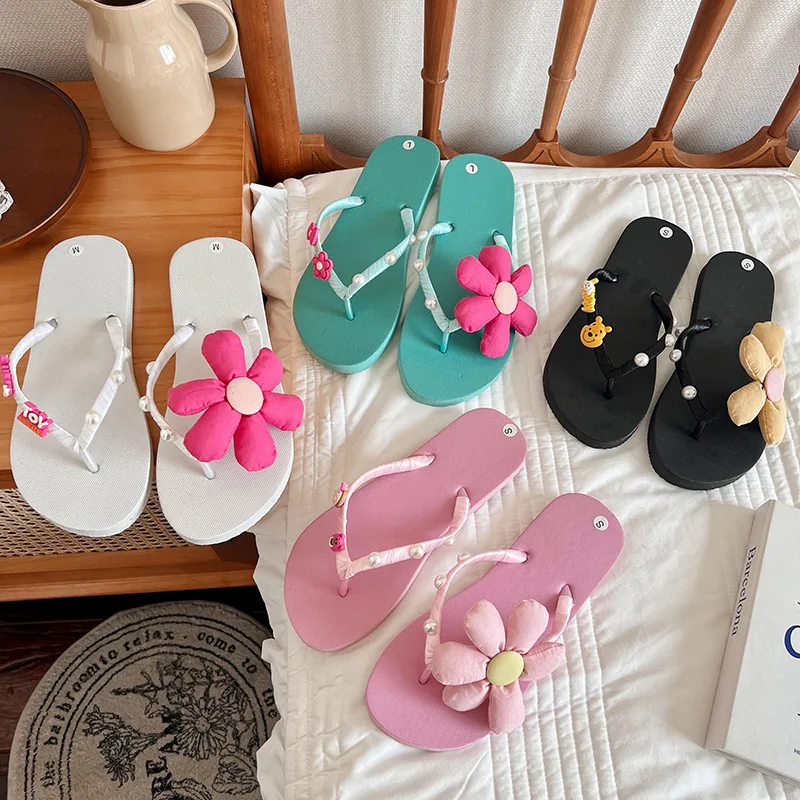 Ladies French Countryside Floral Slippers Women Flip-flops Sweet Summer Floral Thong Sandals Casual Floral Seaside Beach Shoes
Ladies French Countryside Floral Slippers Women Flip-flops Sweet Summer Floral Thong Sandals Casual Floral Seaside Beach Shoes