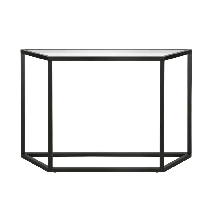 Levi 44" Wide Trapezoid Console Table Blackened Bronze
Levi 44" Wide Trapezoid Console Table Blackened Bronze