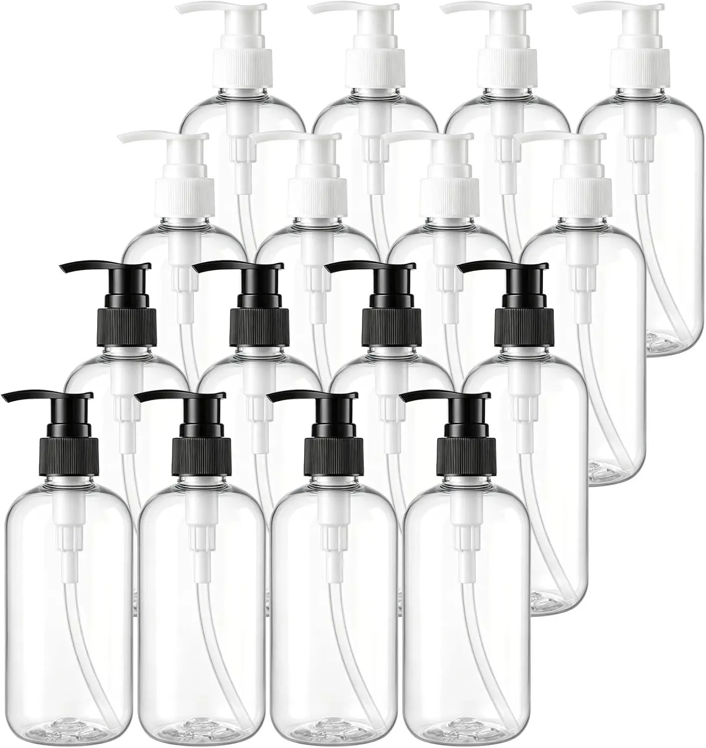 16 Pack Empty Plastic Pump Bottles 8oz for Hand Soap Lotion Shampoo with Leakproof Locking Pump
16 Pack Empty Plastic Pump Bottles 8oz for Hand Soap Lotion Shampoo with Leakproof Locking Pump