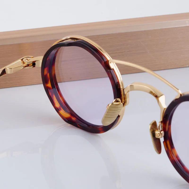 Circular Alloy Luxury Women High Quality Brand Design Handmade Optical Eyeglasses with Case Designer Sunglasses UV400 for Men
Circular Alloy Luxury Women High Quality Brand Design Handmade Optical Eyeglasses with Case Designer Sunglasses UV400 for Men