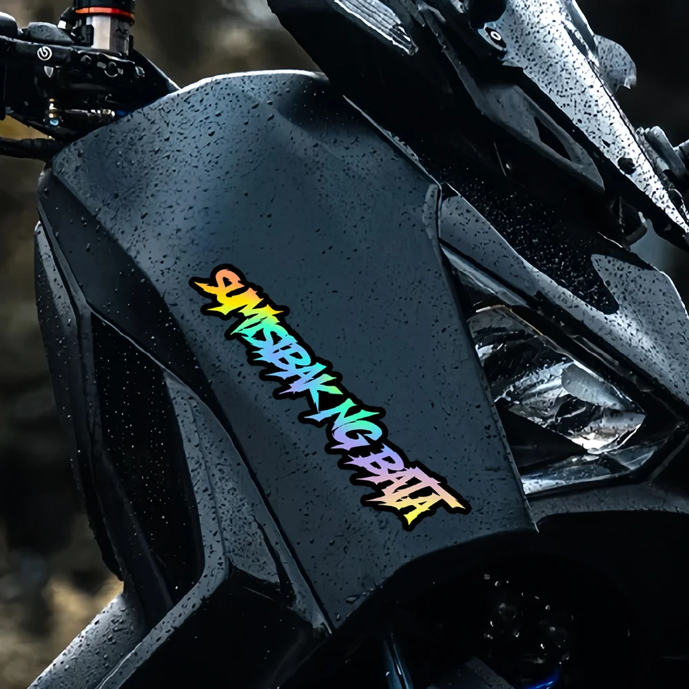 "SUMISIBAK NG BATA" Philippine street culture, motorcycle stickers, waterproof and durable vinyl stickers, suitable for fenders
"SUMISIBAK NG BATA" Philippine street culture, motorcycle stickers, waterproof and durable vinyl stickers, suitable for fenders