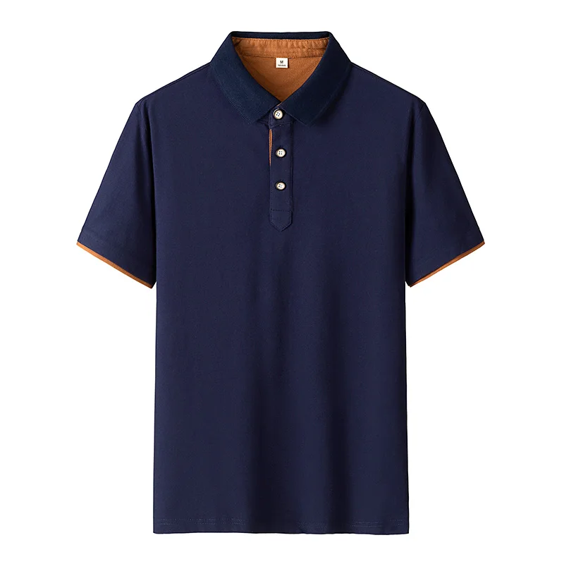Men High-Quality Polo Shirt Men's Half Sleeved Lapel Solid Color POLO Shirt Men's Slim Fit Work Clothes Summer Comfortable Top
Men High-Quality Polo Shirt Men's Half Sleeved Lapel Solid Color POLO Shirt Men's Slim Fit Work Clothes Summer Comfortable Top