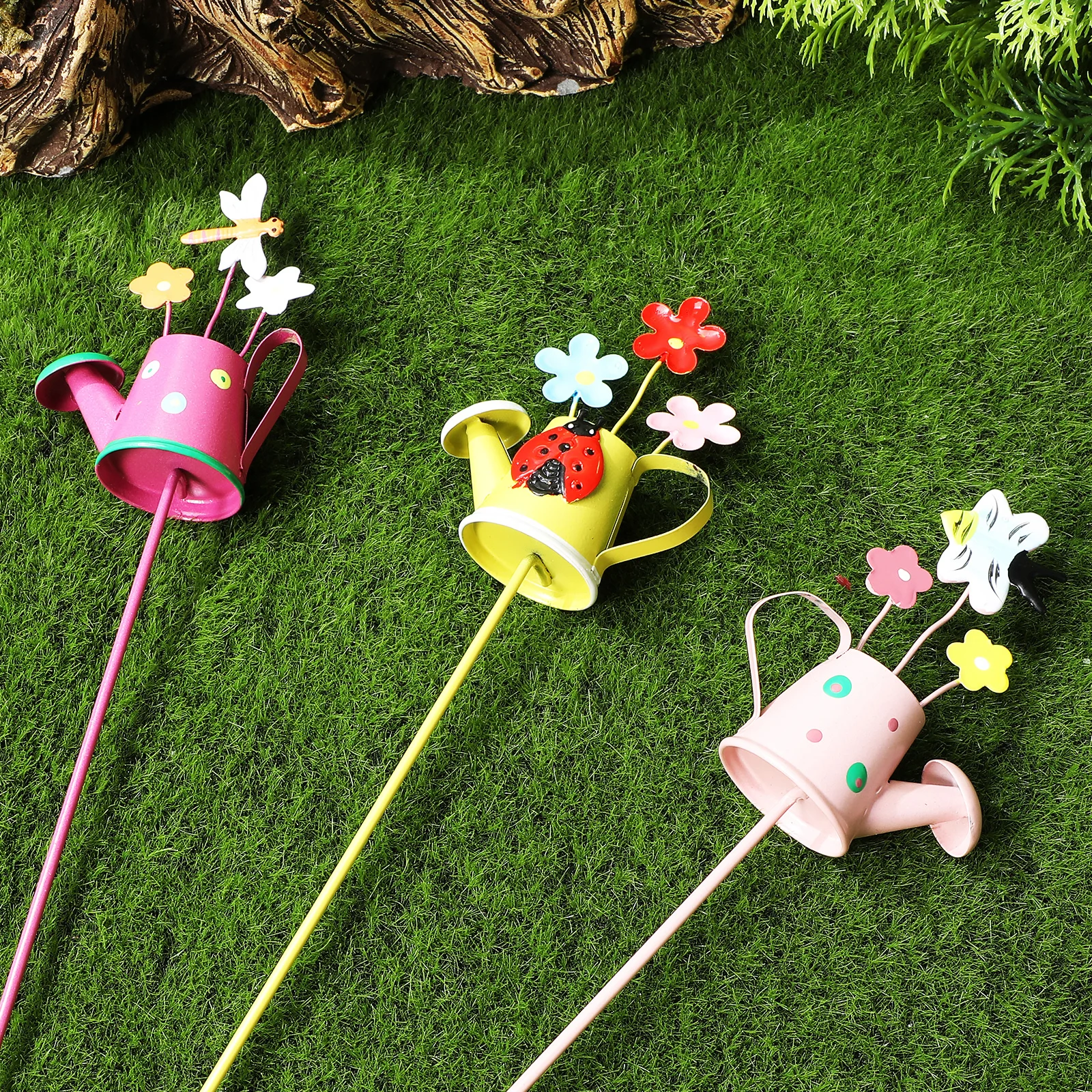 3Pcs Garden Decorative Stakes EyeCatching Metal Flower Supports Easy Installation For Outdoor Plant Decorations
3Pcs Garden Decorative Stakes EyeCatching Metal Flower Supports Easy Installation For Outdoor Plant Decorations