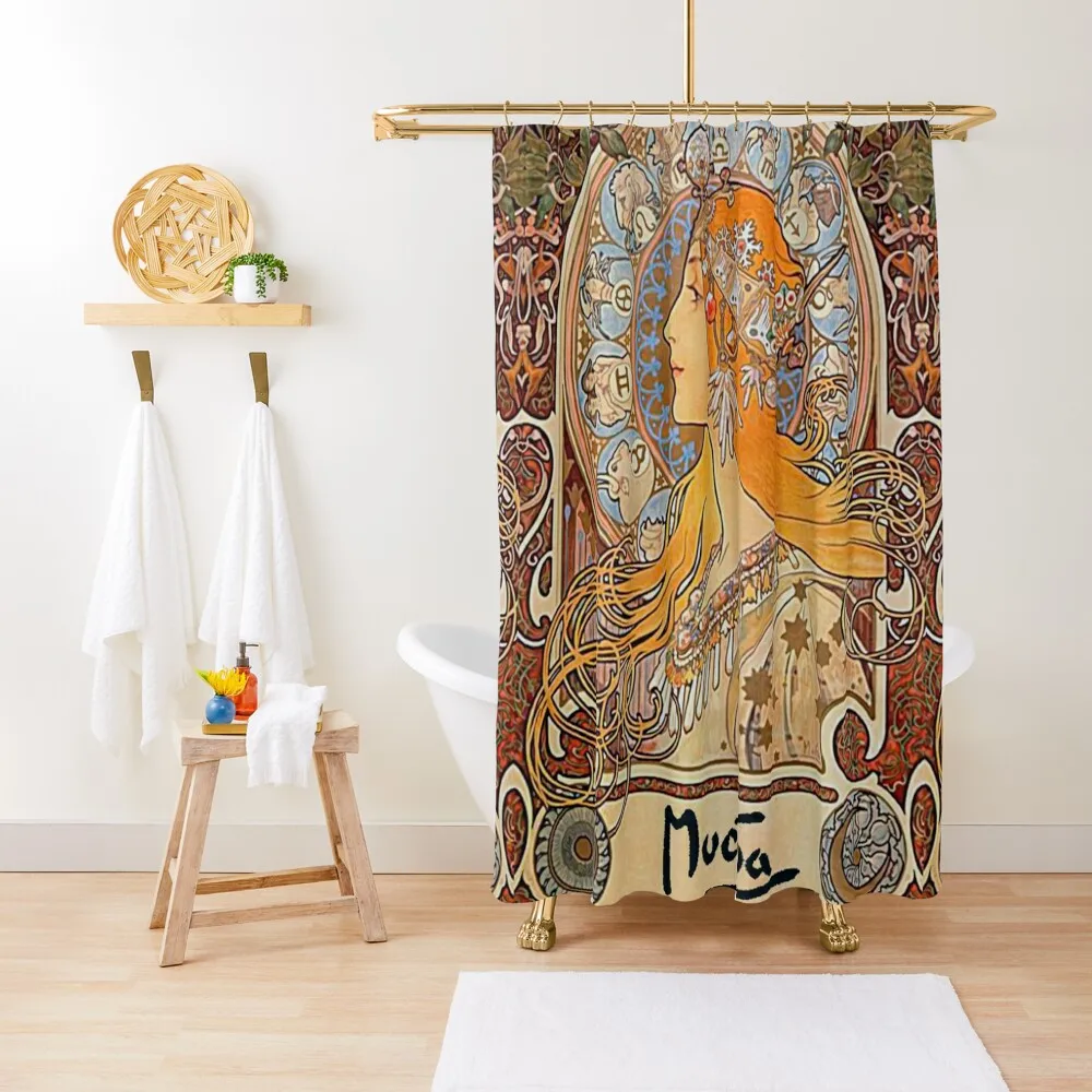 Alphonse Mucha,Zodiac,Art nouveau,vintage,reproduction Shower Curtain Bathroom For Shower Bathroom Accessories Curtain
Alphonse Mucha,Zodiac,Art nouveau,vintage,reproduction Shower Curtain Bathroom For Shower Bathroom Accessories Curtain