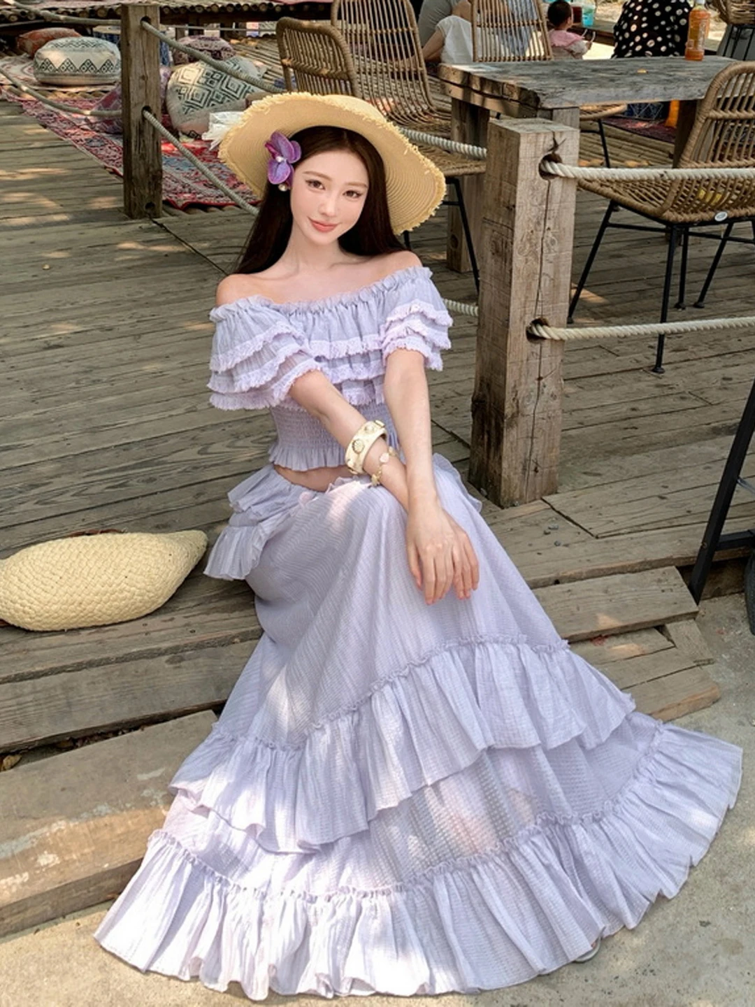 Beach Vacation Style One Shoulder Top Half Skirt Two Piece Set Unique Beautiful Small Set Summer Comfortable Fashion Women's ...
Beach Vacation Style One Shoulder Top Half Skirt Two Piece Set Unique Beautiful Small Set Summer Comfortable Fashion Women's ...