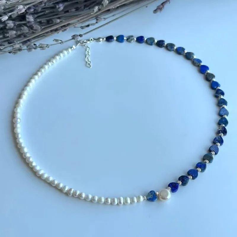 New Freshwater Pearl Necklace Light Luxury High-end Natural Stone Splicing Necklace Necklace Wind Collarbone Chain Jewelry
New Freshwater Pearl Necklace Light Luxury High-end Natural Stone Splicing Necklace Necklace Wind Collarbone Chain Jewelry