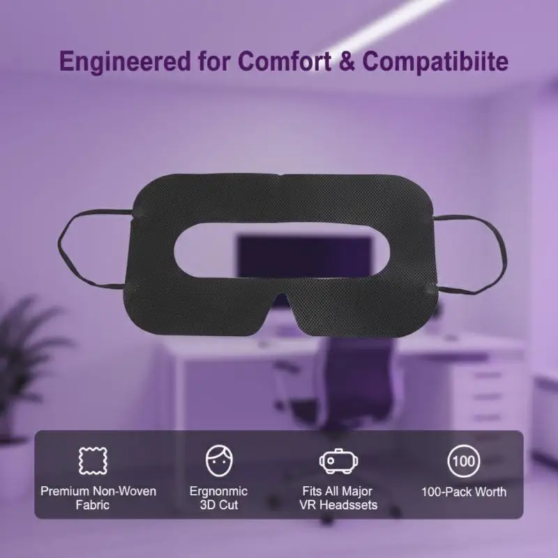 Breathable Headset Eye Mask 100PCS Sweat Band for Relaxation and Peaceful Sleep
Breathable Headset Eye Mask 100PCS Sweat Band for Relaxation and Peaceful Sleep