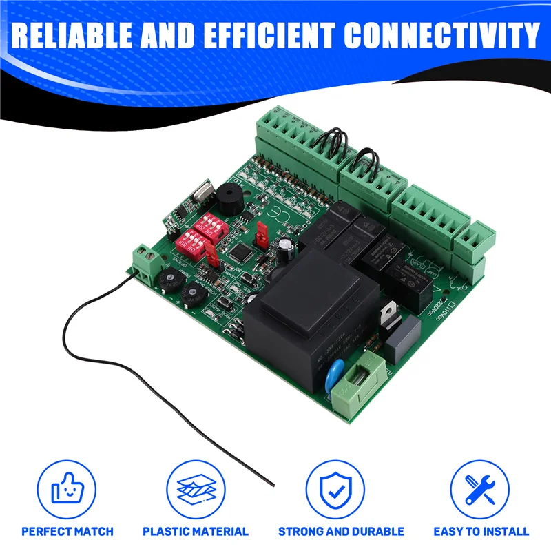 N93R 220V Sliding Door Motor Controller Receiver Development Board Remote Control Opening Code Rolling Code Controller
N93R 220V Sliding Door Motor Controller Receiver Development Board Remote Control Opening Code Rolling Code Controller