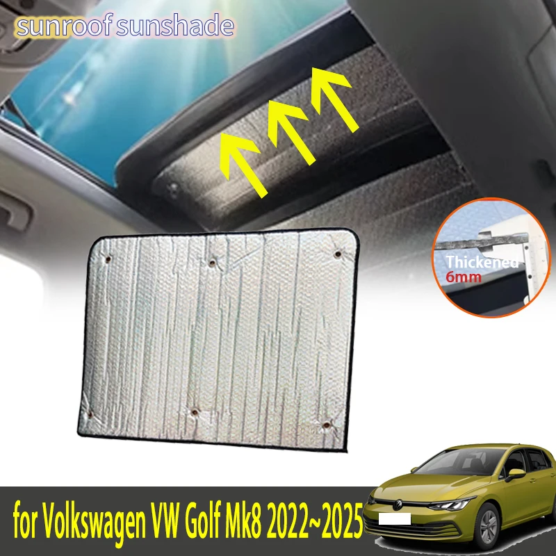 Солнцезащитный козырек на крышу для Volkswagen VW Golf Mk8 2022 ~ 2025 CD1 CG5, автомобильные аксессуары, солнцезащитный козырек на крышу, теплоизоляция, лобовое стекло, алюминий
Солнцезащитный козырек на крышу для Volkswagen VW Golf Mk8 2022 ~ 2025 CD1 CG5, автомобильные аксессуары, солнцезащитный козырек на крышу, теплоизоляция, лобовое стекло, алюминий