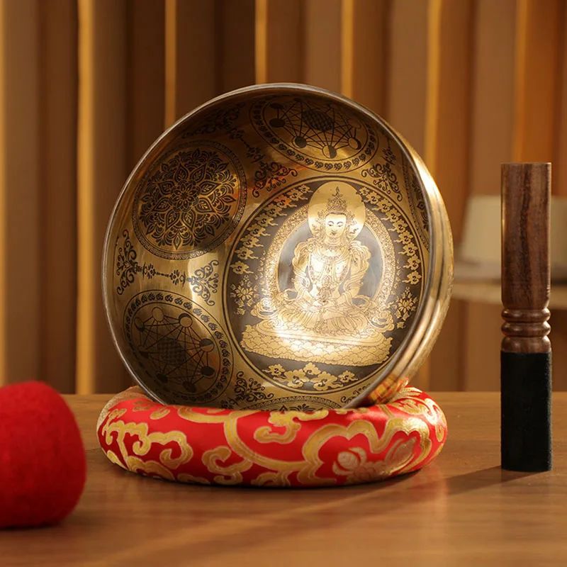 Nepal Handmade Singing Bowl Brass Buddhist Meditation Tibetan Bowls Sound Healing Yoga Mindfulness Percussion Instruments Gifts
Nepal Handmade Singing Bowl Brass Buddhist Meditation Tibetan Bowls Sound Healing Yoga Mindfulness Percussion Instruments Gifts