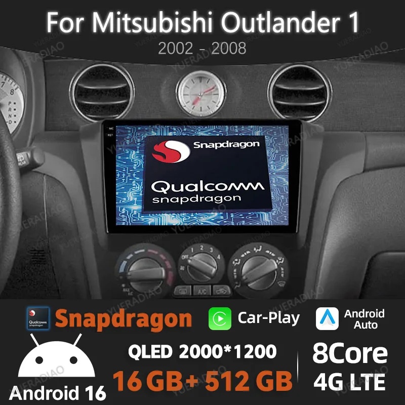 Android 16 Car Radio For Mitsubishi Outlander 1 2002 - 2008 Multimedia Video Player 2DIN GPS NAVI 4G WIFI Qualcomm QLED LTE 5G
Android 16 Car Radio For Mitsubishi Outlander 1 2002 - 2008 Multimedia Video Player 2DIN GPS NAVI 4G WIFI Qualcomm QLED LTE 5G