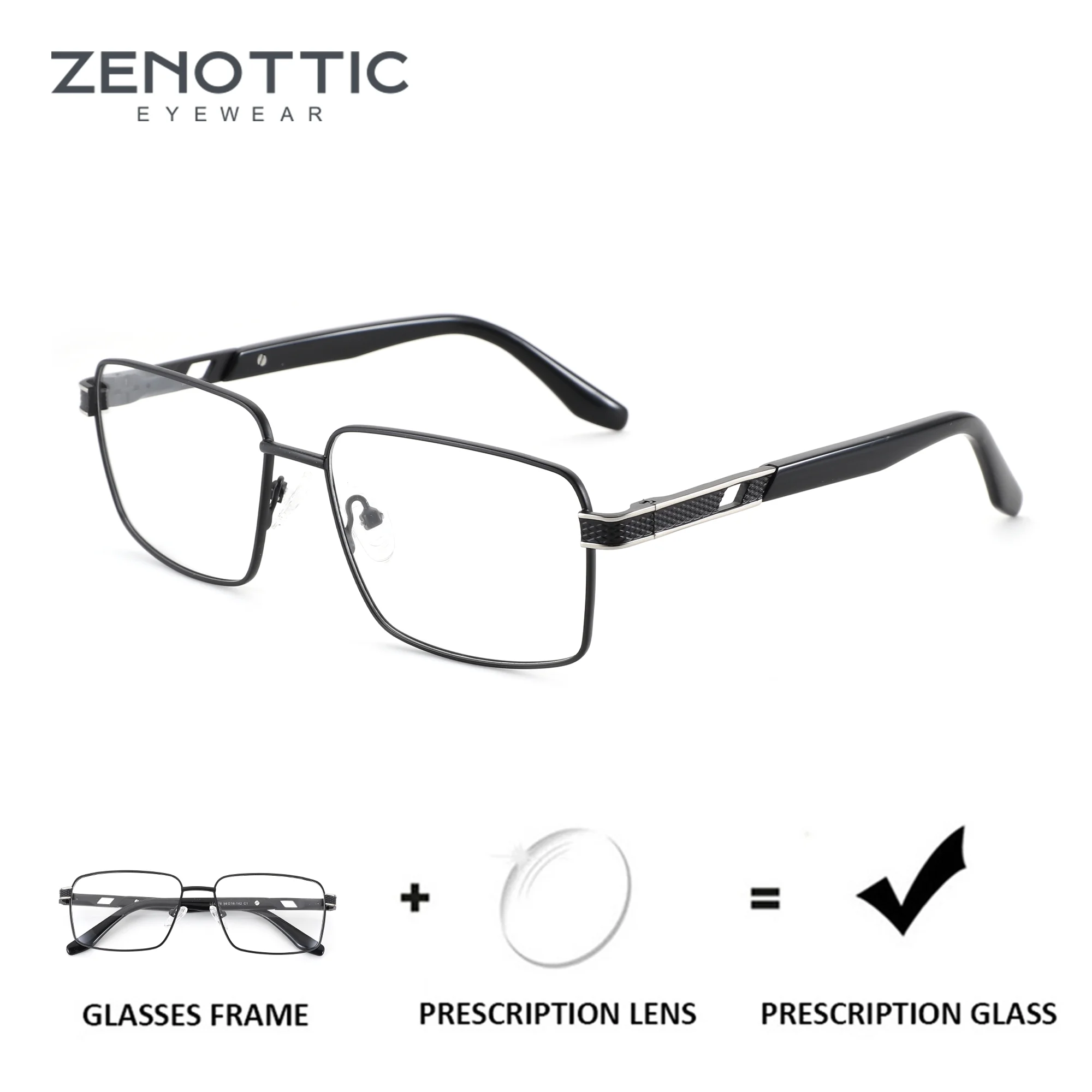 Очки ZENOTTIC (размер M) прямоугольной формы, металлические, с диоптриями, для мужчин, фотохромные, прогрессивные, оптические
Очки ZENOTTIC (размер M) прямоугольной формы, металлические, с диоптриями, для мужчин, фотохромные, прогрессивные, оптические