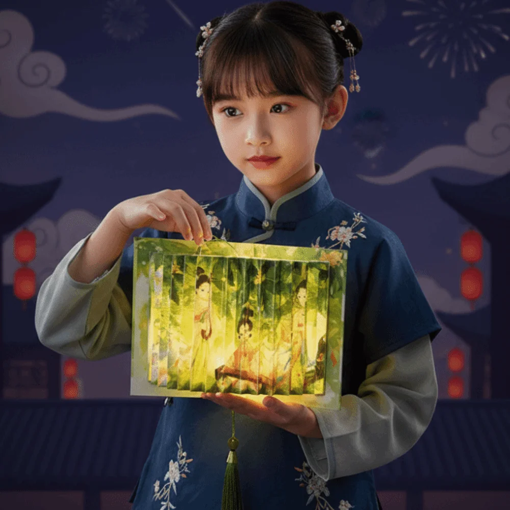 LED Warm Glow Book Lanterns Accordion Folding Shading Paper Paper Craft-lamp Compact Design Thick Cardboard Folding Page Light
LED Warm Glow Book Lanterns Accordion Folding Shading Paper Paper Craft-lamp Compact Design Thick Cardboard Folding Page Light