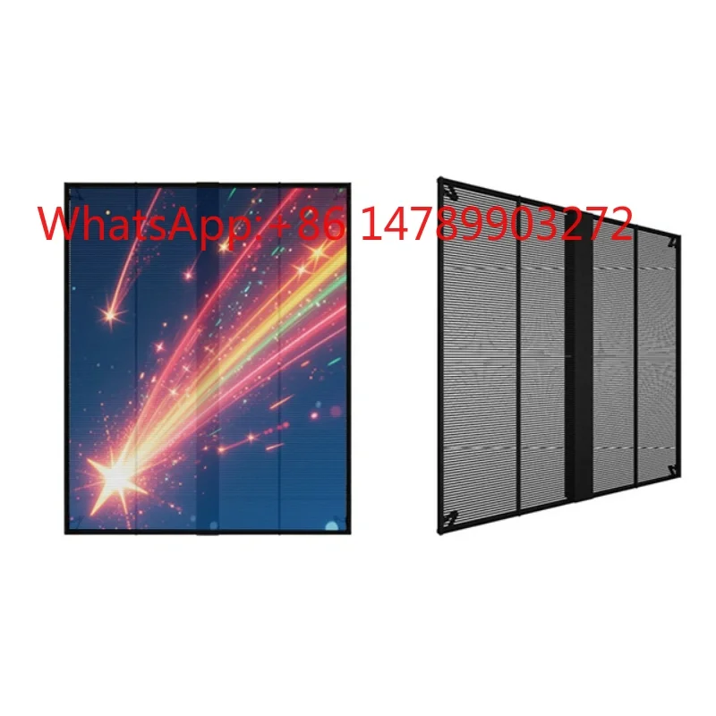 Grid Transparent LED Display Bendable Ultra Light Low Power Wide View Subway Indoor Advertising Screen Panel
Grid Transparent LED Display Bendable Ultra Light Low Power Wide View Subway Indoor Advertising Screen Panel