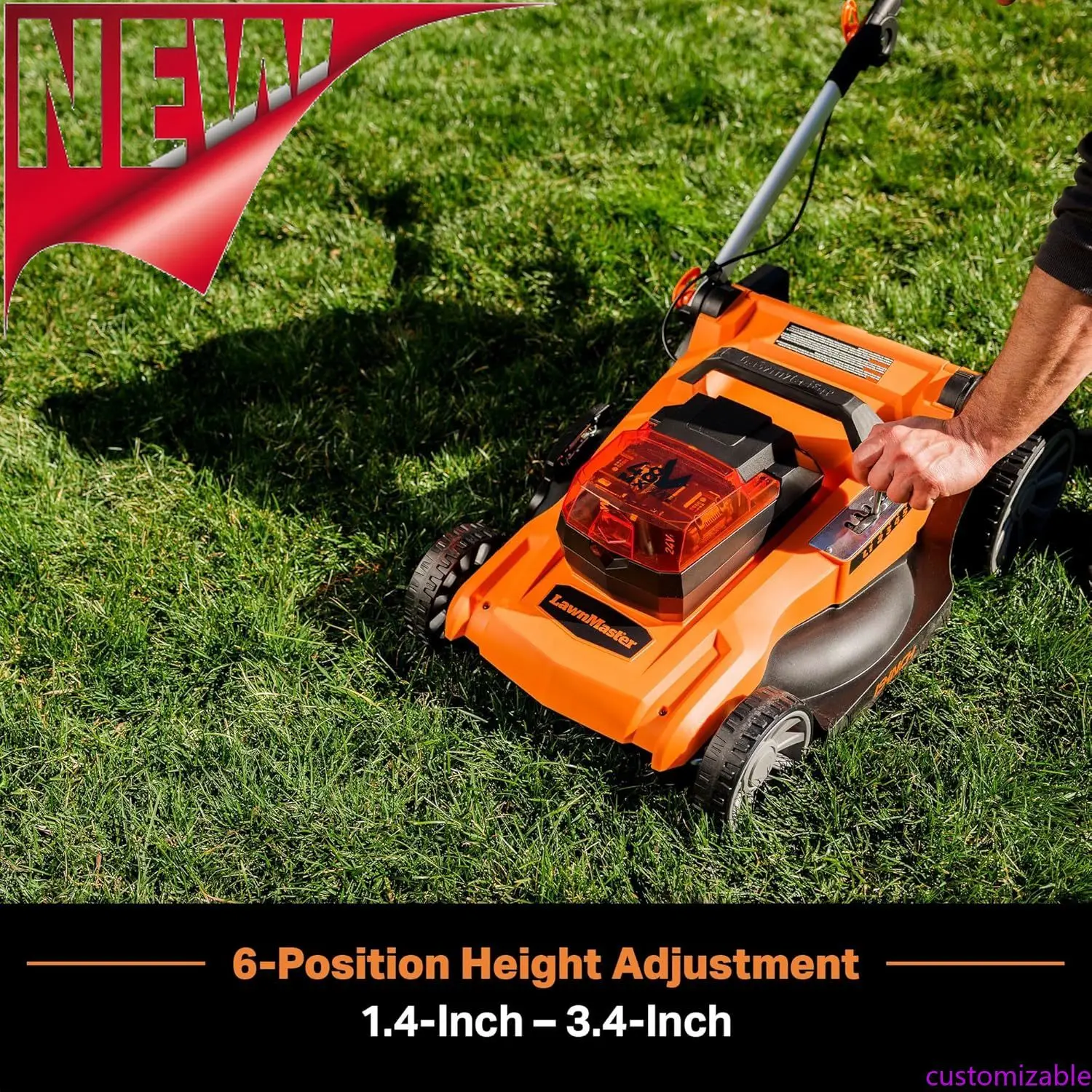 Customizable CLMF4819A 48V MAX* 19-inch Brushless Cordless Mower With 2X24V MAX* 4.0Ah Battery And A Dual Charger
Customizable CLMF4819A 48V MAX* 19-inch Brushless Cordless Mower With 2X24V MAX* 4.0Ah Battery And A Dual Charger