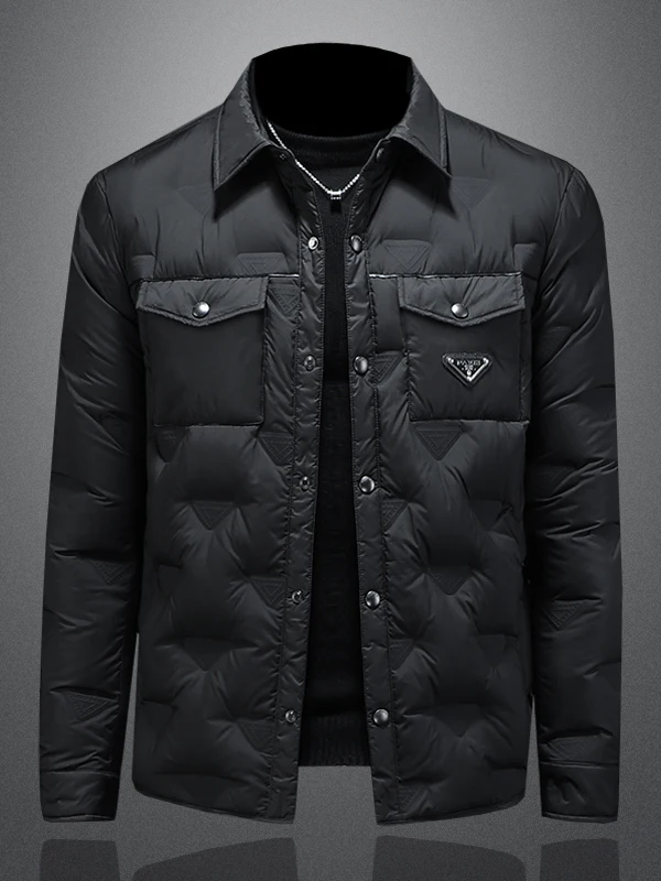 Мужская легкая пуховая куртка Station Tide 2025: Новинка зимы, с отложным воротником, белая, с наполнителем из пера, теплая, большие размеры, верхняя одежда
Мужская легкая пуховая куртка Station Tide 2025: Новинка зимы, с отложным воротником, белая, с наполнителем из пера, теплая, большие размеры, верхняя одежда