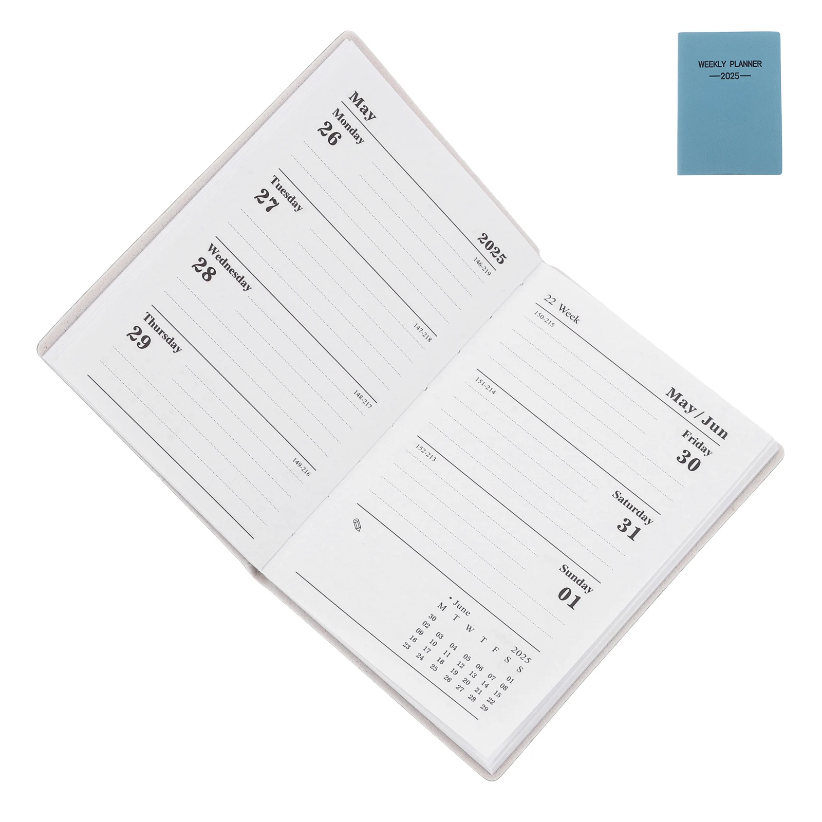 Weekly Planner 2025 Hardcover Thick Paper Monthly Overview Grid Calendar Notebook Small Size Office Supplies Ideal
Weekly Planner 2025 Hardcover Thick Paper Monthly Overview Grid Calendar Notebook Small Size Office Supplies Ideal