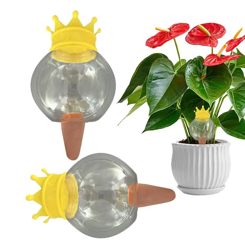 Plant Watering Globes Indoor Outdoor Plant Watering Bulbs 2 Pieces Automatic Dripper Spike Balls Gardening Accessories Waterer
Plant Watering Globes Indoor Outdoor Plant Watering Bulbs 2 Pieces Automatic Dripper Spike Balls Gardening Accessories Waterer