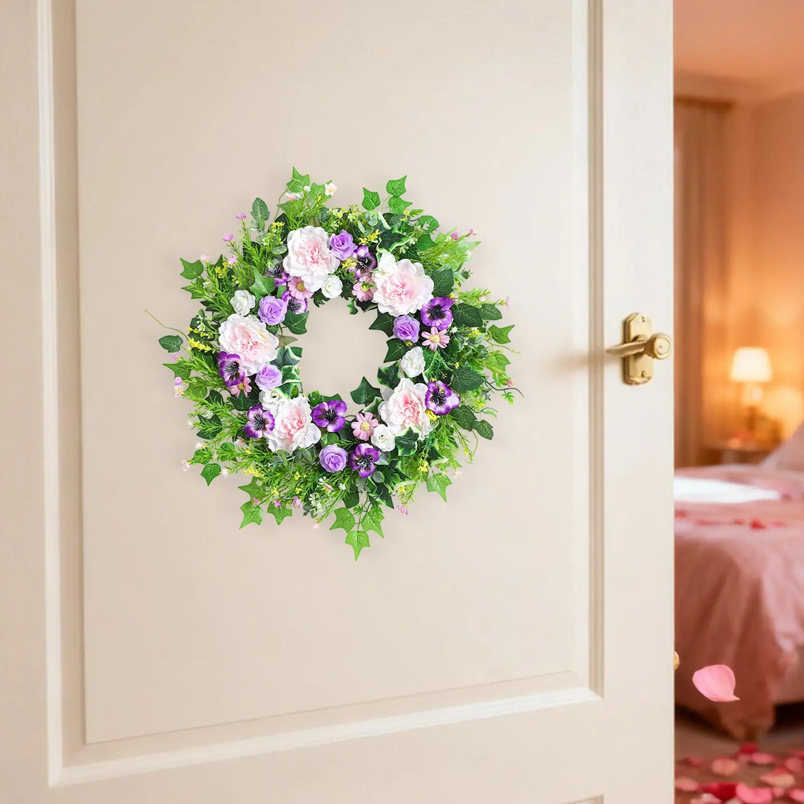 Декоративный цветочный венок для улицы, сада, окна, двери, подвесная гирлянда для весны, лета, юбилея, входа в дом
Декоративный цветочный венок для улицы, сада, окна, двери, подвесная гирлянда для весны, лета, юбилея, входа в дом