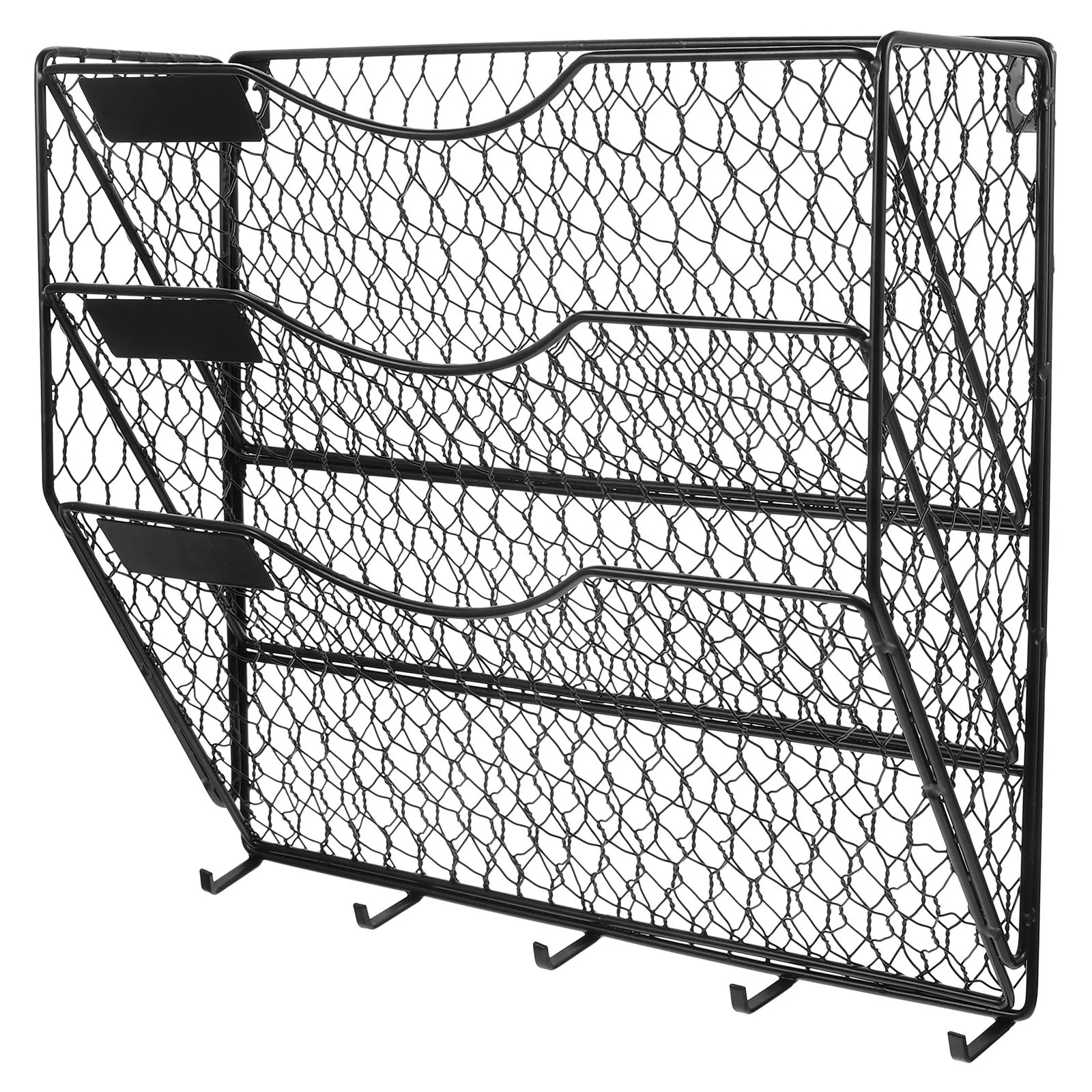 2 Tier Metal Magazine Rack Mounted File Organizer Vertical Wire Basket For Office Wall Storage Hanging Wall Pockets Organizer
2 Tier Metal Magazine Rack Mounted File Organizer Vertical Wire Basket For Office Wall Storage Hanging Wall Pockets Organizer
