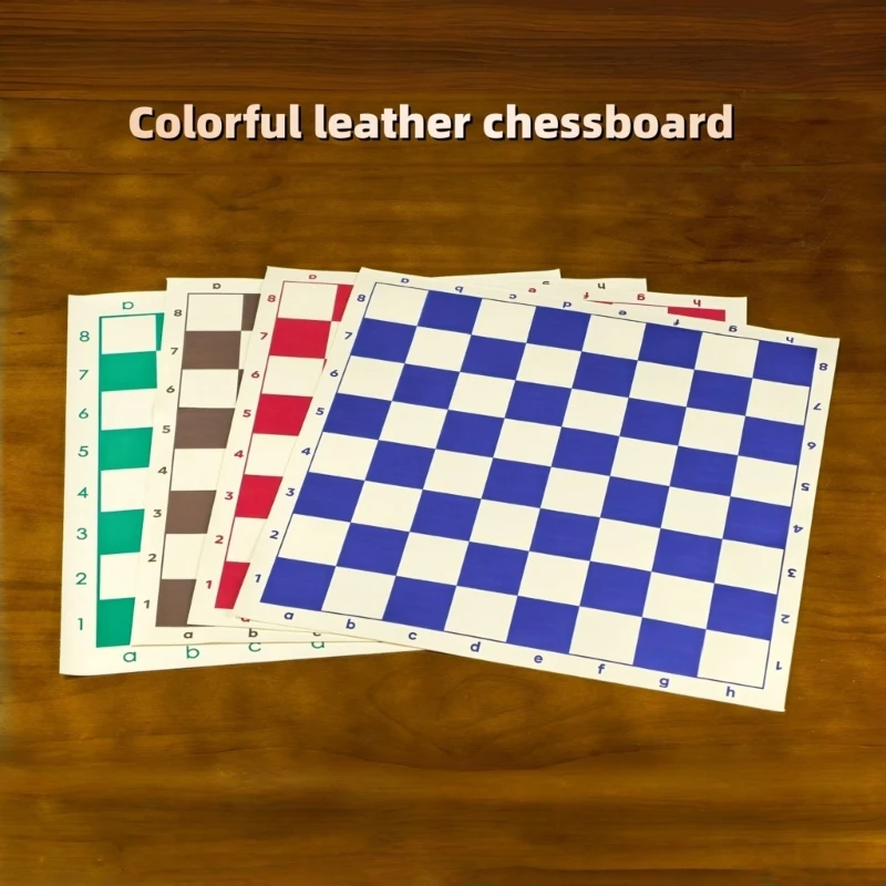 Universal Rolls up PU Chesses Board Light Weight Tournament Chesses Mat Portable Soft Rollable Chesses Board for Beginner
Universal Rolls up PU Chesses Board Light Weight Tournament Chesses Mat Portable Soft Rollable Chesses Board for Beginner