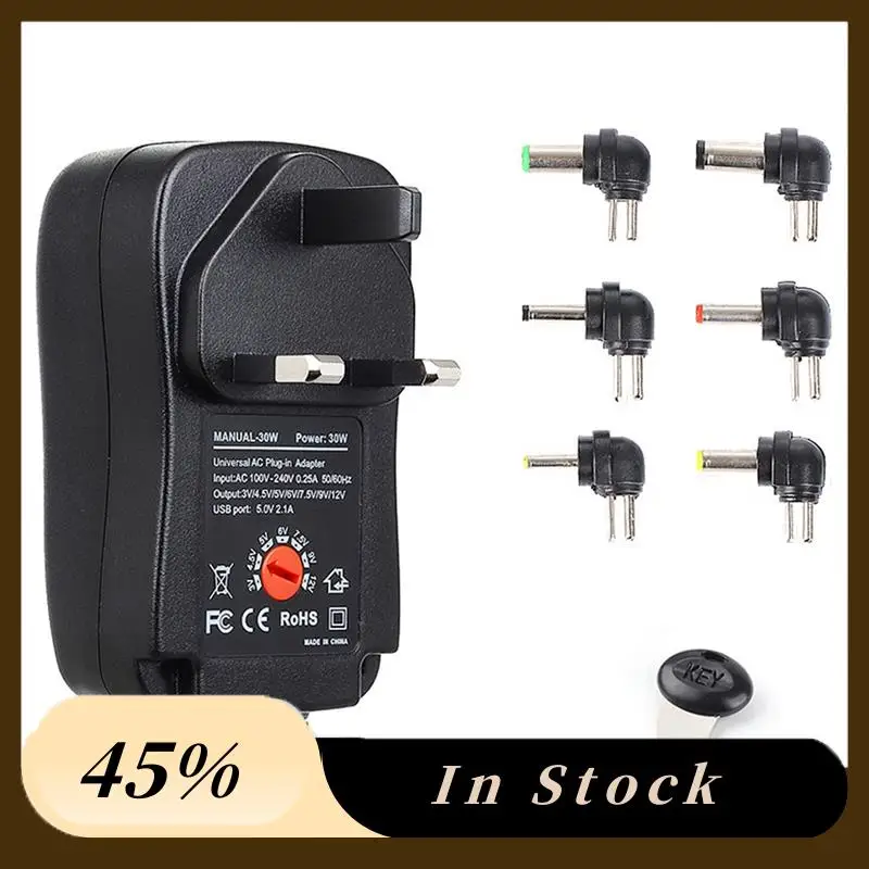 Power Adapter 3-12V Adjustable Voltage Power Adapter USB2.1A 30W Multi-Use Switching Power Supply UK Plug Easy To Use
Power Adapter 3-12V Adjustable Voltage Power Adapter USB2.1A 30W Multi-Use Switching Power Supply UK Plug Easy To Use