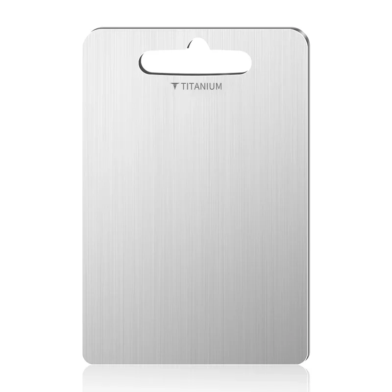 Pure Titanium Cutting Board Anti Mold Thickened Double Sided Kitchen Chopping Board for Home Outdoor Use
Pure Titanium Cutting Board Anti Mold Thickened Double Sided Kitchen Chopping Board for Home Outdoor Use