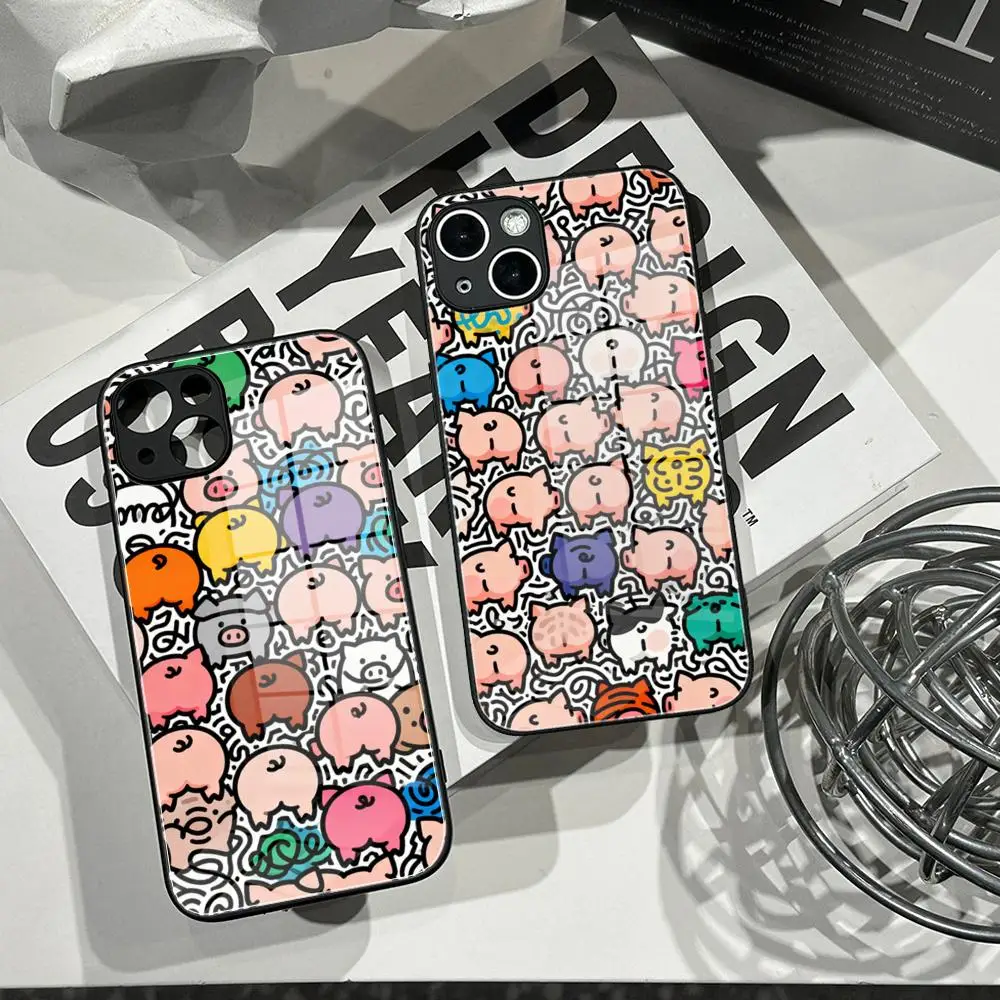Cute Pig Doodle Phone Case Tempered Glass Shell FOR IPhone 16ProMAX 14 12 17Pro Air 15 16 Plus 13 Pro MAX Cover
Cute Pig Doodle Phone Case Tempered Glass Shell FOR IPhone 16ProMAX 14 12 17Pro Air 15 16 Plus 13 Pro MAX Cover