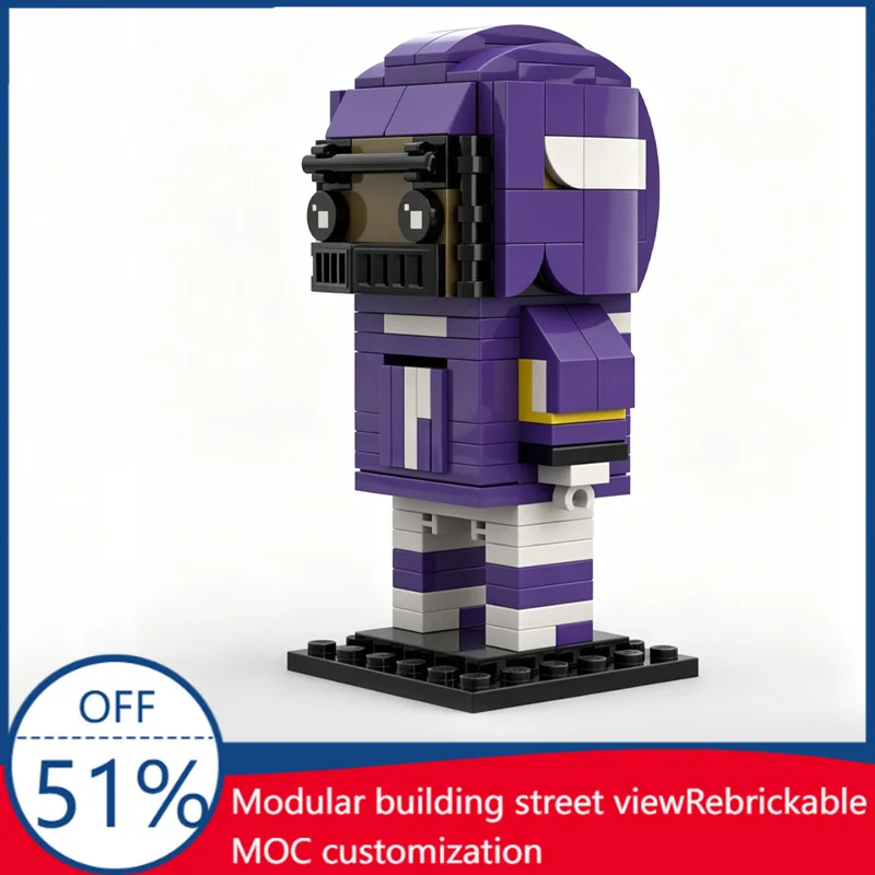 150PCS Sports Team Style Brickhead Character Model Custom Creative Building Blocks DIY Assembly Educational Toy Gifts For Fans
150PCS Sports Team Style Brickhead Character Model Custom Creative Building Blocks DIY Assembly Educational Toy Gifts For Fans